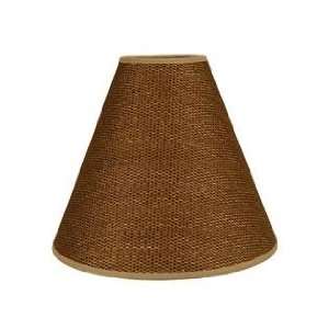   Portfolio Round Beige Woven Fabric Lamp Shade