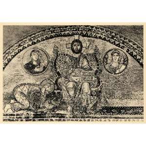  1943 Constantinople Istanbul Hagia Sophia Mosaic Jesus 