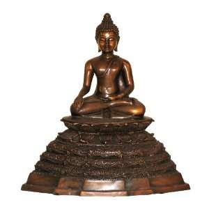  Bronze Buddha   11 Earth Witness   Chaing Saen Style 