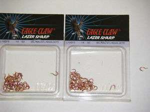 Eagle Claw Lazer Sharp Octopus Hooks Red L195FS 14 100  