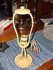 antique small cast iron aladdin lamp electric returns not accepted