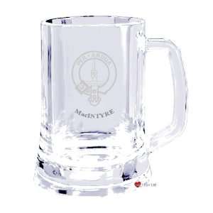  Macintyre Clan Crest 500ml Engraved Glass Tankard Patio 