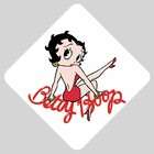 Carsons Collectibles Car Window Sign of Vintage Art Deco Betty Boop
