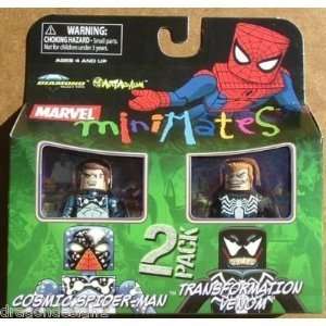  Marvel Minimates 24 Cosmic Spider Man and Transformation 
