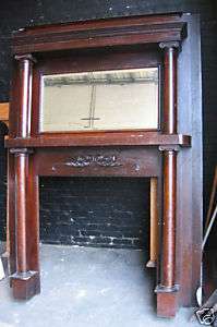 Antique Victorian Fireplace Mantel Firebox 36 x 36  