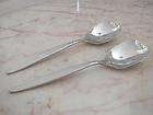 oneida frostfire stainless sugar shell spoon spoons usa made
