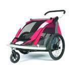   Designs Croozer 525 Double Child Bicycle Trailer (Red/Silver/Grey