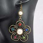 Christmas gifts womens jewelry pearl flower brooches  