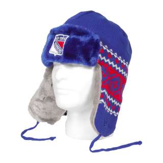 New Era New York Rangers Trapper Faux Fur Hat 