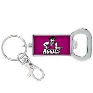 NCAA New Mexico State Aggies Bottle Opener Key Ring:  