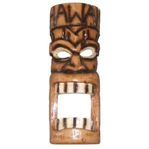  Tiki Mask 12in Tall w/ Tongue & No Color: Home & Kitchen
