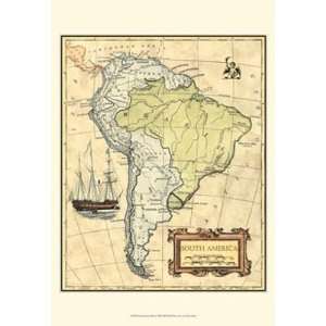 S.America Map   Poster by Vision studio (13x19)
