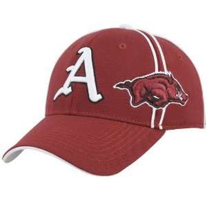   World Arkansas Razorbacks Crimson B Side 1 Fit Hat