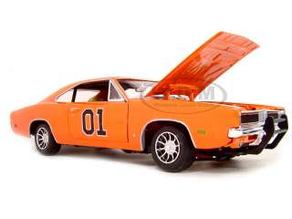   model of 1969 dodge charger dukes of hazard die cast model car by