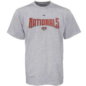  Washington Nationals Series Sweep Grey T Shirt