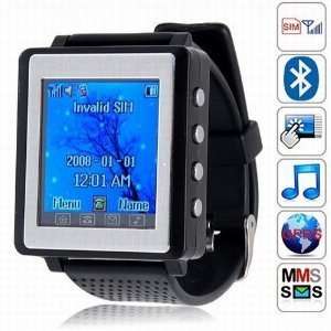    1.5 Inch Touch Screen Tri band Bluetooth Watch Phone: Electronics
