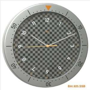 Bai Design BAI.925.SSB Speed Master Wall Clock in Silver  
