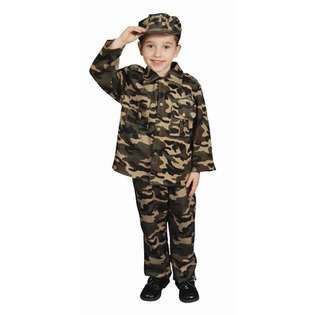   America Deluxe Army Dress Up Childrens Costume Set   Size Toddler 2