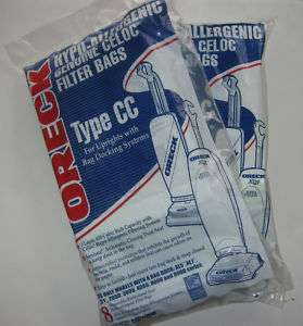 16 Genuine Oreck XL Type CC Vacuum Cleaner Bags CCPK8DW  