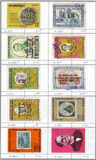 HONDURAS Collection 308 Different Stamps 1865/1990  