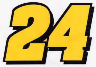 JEFF GORDON #24 Decal 17 X 12 racing nascar 012  