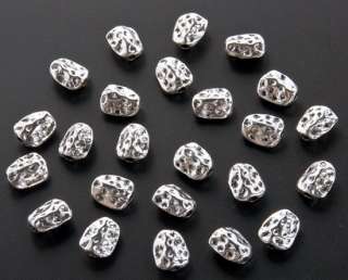 Free Ship 70 Tibetan Silver Trapezoid Nugget Beads B378  