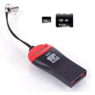   USB 2.0 Micro SD T Flash TF M2 Memory Card Reader 100% tested  