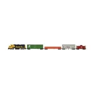  0038 HO Atlas Santa Fe Mixed Freight Train Set w/GP39 2 