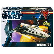 Star Wars Class II Attack Vehicles   Sith Infiltrator   Hasbro   Toys 