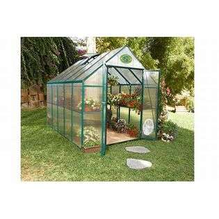   Greenhouse with full Shelving System 8x8 Double Doors 