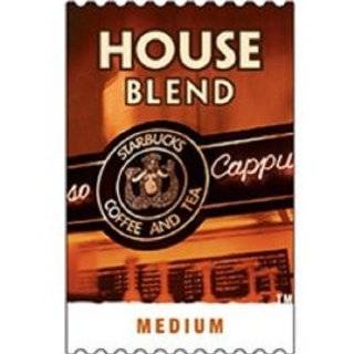 Starbucks Whole Bean Coffee, House Blend, Medium, 16 Ounce Bags (Pack 
