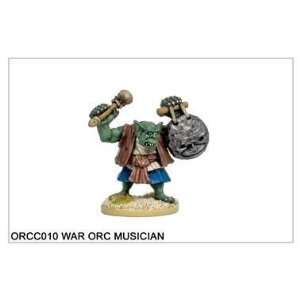  28mm Fantasy   Orcs War Orc Musician (Cymbal) (1) Toys 