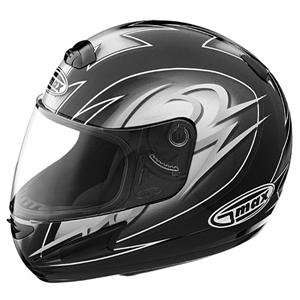  GMax GM38 Helmet   Medium/Black/Silver Automotive