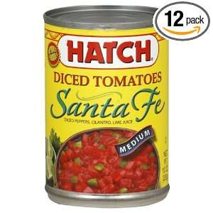 Hatch Tomatoes Diced Santa Fe Style, 10 Ounce Can (Pack of 12)