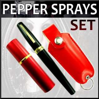 Police Pepper Spray Lipstick Pen Keychains case fits 3p  