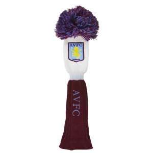  Aston Villa Fc Pompom Golf Headcover   Claret/Blue 