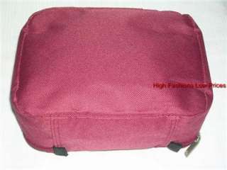 New SAMSONITE Toiletry Bag Burgundy Red Travel kit COSMETIC POUCH 