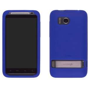   Blue Silicone Skin for HTC ThunderBolt Cell Phones & Accessories