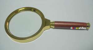 4x 80mm Jewelry magnifier magnifing loupe Glass Lens  