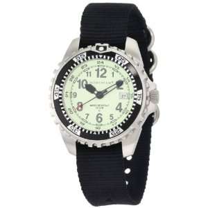   Timer for Scuba Divers with Lime Dial & Black Re Ply Nylon Band