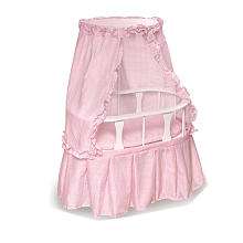   Doll Crib with Canopy and Bedding   Badger Basket Toys   Toys R Us