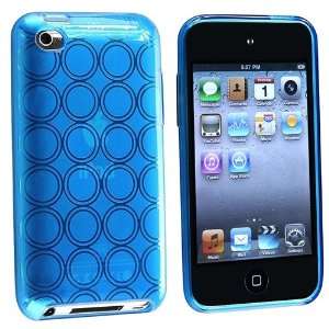   Compatible With Apple® iPod touch® 4th Gen, Clear Light Blue Circle