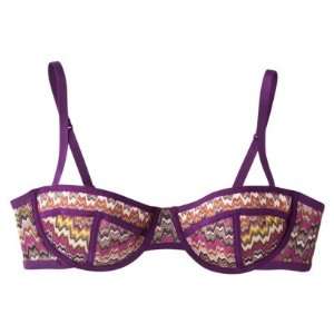  Missoni for Target® Balconette Bra   Purple/multicolor 