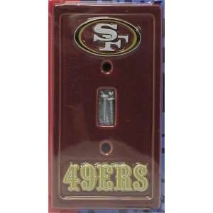   San Francisco 49ers Sculpted Light Switch Plates: Sports & Outdoors
