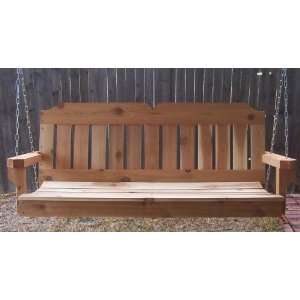   5 Foot Cedar Victorian Porch Swing with Chain