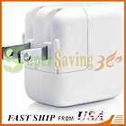 US 10W USB Power Wall Charger Adapter + USB Data Cable For Apple iPAD 