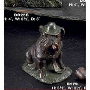  Bull Dog w/ Cigar or Pipe, tarnish proof, B179