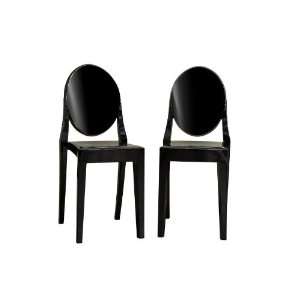 Modern Furniture  Dreama Modern Black Acrylic Ghost Chair:  