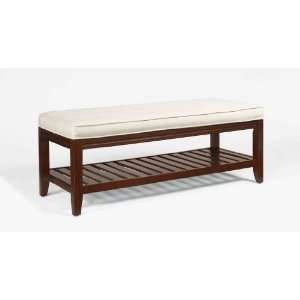   Courant Upholstered Bedroom Bench with Cream Fabric