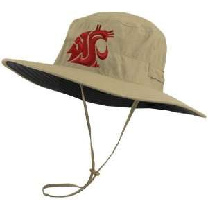 Columbia Washington State Cougars Khaki Sun Guard Safari Hat  
